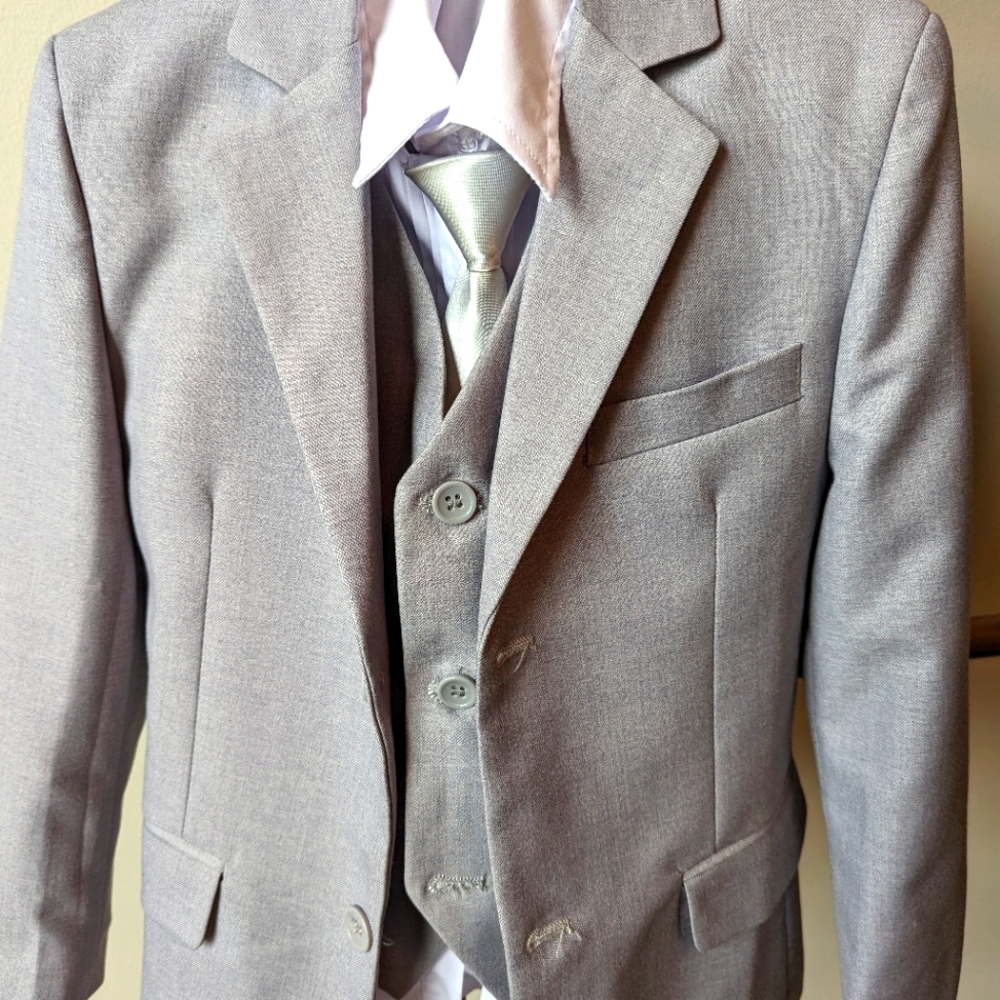 5 piece boys formal suit